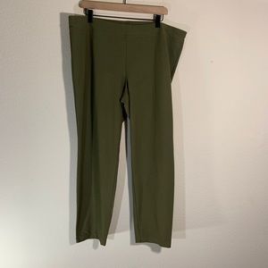 Eileen Fisher Viscose Stretch Knit Pants 1X